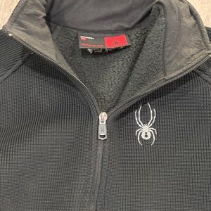 Spyder Black Jacket with White Logo